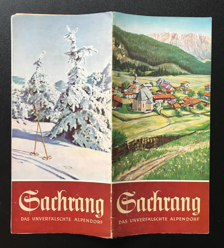 Reise faltprospekt sachrang - reise-faltprospekt, im