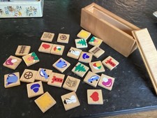 Kinder-Memory Spiel, Holz, alles Handarbeit, UNIKAT