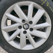 1x Seat Ibiza 6J Alufelge 6J0601025M 6J0 601 025 M 6jx15 H2 ET38 5x100 Marsala 1