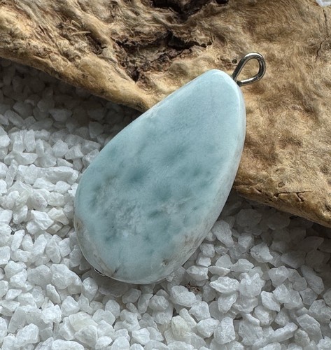 Larimar cabochon gebohrt - cabochon,