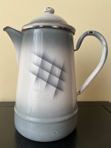 Alte emaille email kanne - email,