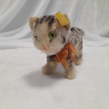 Vintage Steiff Tabby Cat Plush