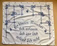 Schutzspruch besticktes