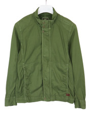 G-Star Dutton Overshirt Jacke Herren M Reißverschluss Hoher Kragen Leicht Grün