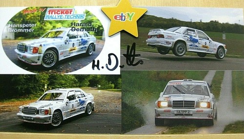 Rallye autogrammkarte demuth - rallye,