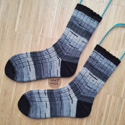 Wollsocken handgestrickt