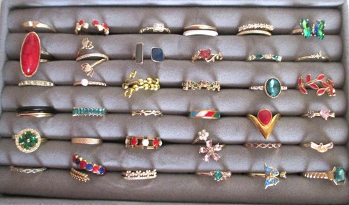 Konvolut modeschmuck ringe - 36,