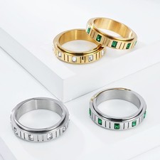 Damen Herren Ring 6mm