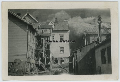 Orig foto brennende - foto, stadt
