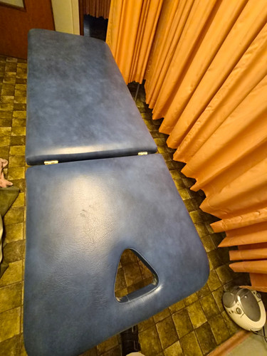 Blaue massageliege - blaue,