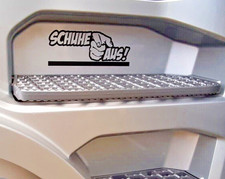 2 x  SCHUHE AUS Aufkleber