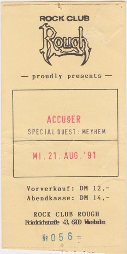 Accuser meyhem rock club - accuser,