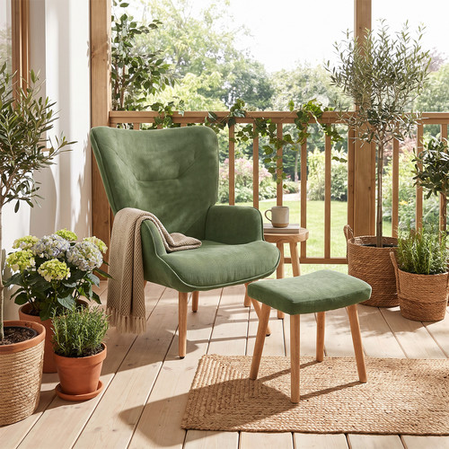 Goeurvant sessel mit hocker - goeurvant,