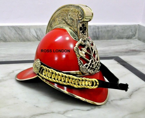 Messing feuerwehrmann helm - messing,