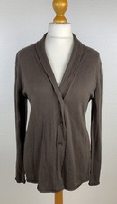 PETER O. MAHLER Damen Gr. XL ca. 42 Cardigan mit Kaschmir braun Srtickjacke 9D3