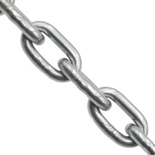 Stahlkette Ø2-10mm Kette Gliederkette kurzgliedrig Eisenkette Rundstahlkette neu