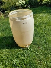 120 L.-Maischefass aus Kunststoff, Mostfass, Zapfhahn, Gärspund, wenig gebraucht