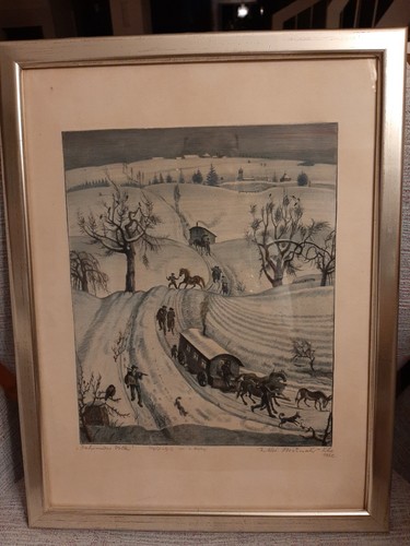 Original farbradierung von - original,