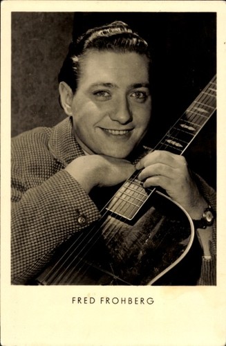 Musiker fred frohberg - ak,