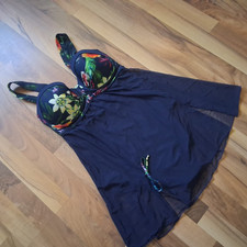 SHEEGO by JOE BROWNS Bademode Zauberhaftes Bade-Kleid Badeanzug dunkelblau 42 B