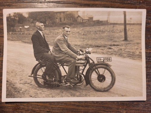 Foto fotokarte motorrad - ak,