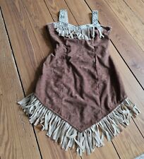 Damen Mädchen Fasching Kostüm Carneval Indianerin Squaw Gr. XS/S