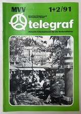 MVV Telegraf 1+2/1991 Sonderheft Münchner Verkehrsverbund München Nahverkehr