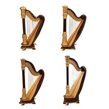 Wooden Miniature Harp with