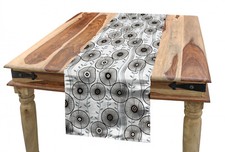 Abstrakt Tischläufer Wagenrad