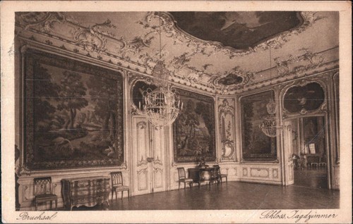 Bruchsal schloss jagdzimmer - schloss,