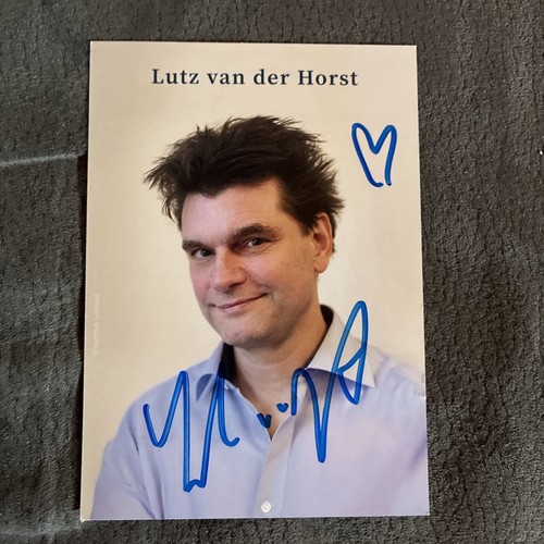 Autogrammkarte lutz van der - lutz,