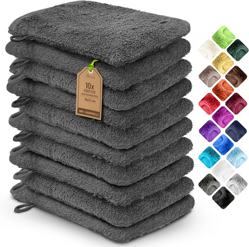Naturemark 10x waschhandschuhe - 10x,