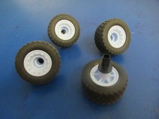 4 x Reifen mit hellblaue Felge