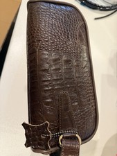 Kulturtasche Echt Leder