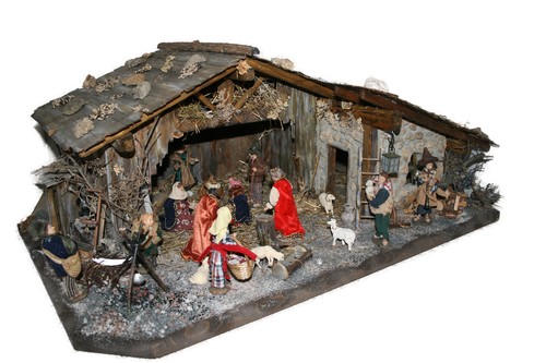 Weihnachtskrippe komplett - weihnachtskrippe,