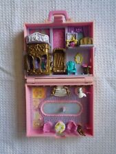 Vintage Polly Pocket 1996 Bluebird Toys Mini Koffer Reise nach Paris ohne Figur