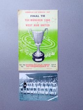 1860 München Offiz.signiert Final Programm + Signierte Mannschaftskarte 1966