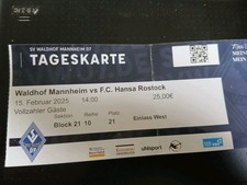 Alte Eintrittskarte Waldhof