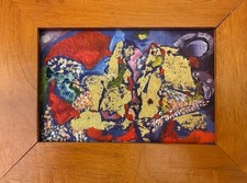 Bernd LUZ Kleines Ölbild Seeboot „Animal Moliri (in Bewegung setzen)“