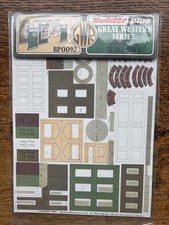 Builder Plus GWR BP0092 Great Western Doors & Windows Kit OO Gauge, UNGEÖFFNET!