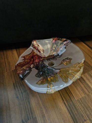 Walther glas bunte glasschale - glas,