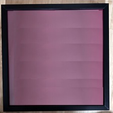 Schallplattenrahmen für 12" Vinyl LP Schallplatten in Schwarz / ziegelrot