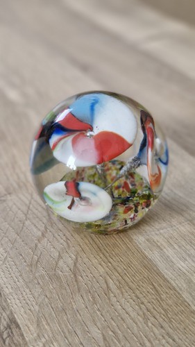 Vintage glas paperweight - vintage,