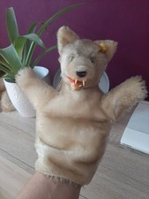 Original STEIFF Wolfshandpuppe