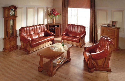 Antik stil ledersofa couch - antik,
