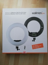 Walimex Pro LED Ringleuchte Medwo 960 Pro Bi Color in OVP - Akkubetrieb möglich