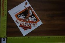 Alter Aufkleber Foto Video Kamera Film MEISTERFOTO CK Sportcenter Tennisspieler