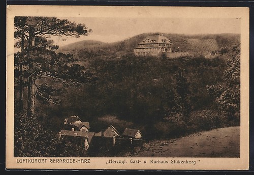Ansichtskarte gernrode harz - gernrode, /harz