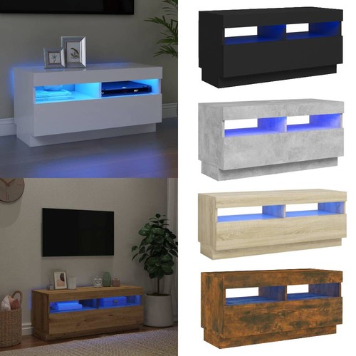 Schrank mit led lowboard - tv,