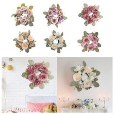 Rose Blumenkranz Kerzenring